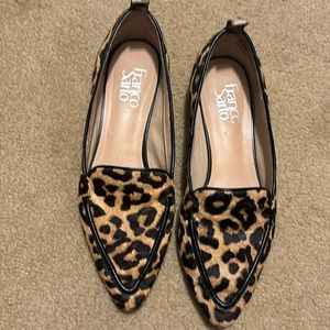 Franco Sarto Leopard Loafer 7.5